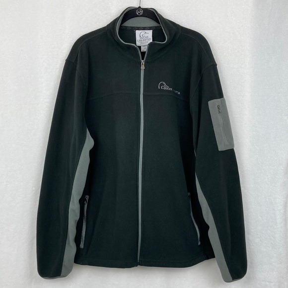 Ducks Unlimited Men’s Color Block Fleece Zip Up Jacket sz Large 0023 - Picture 1 of 12